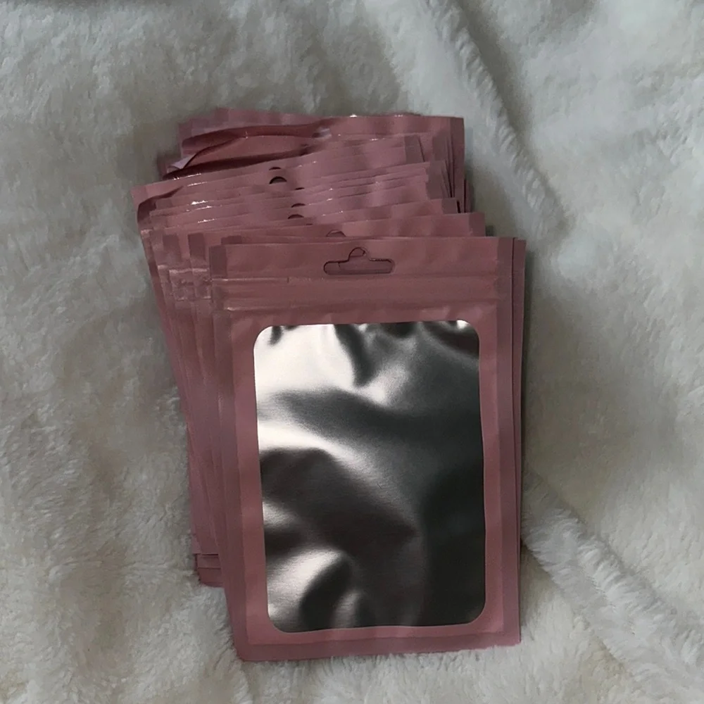 *NEW* PINK RESEALABLE BAGS (63pcs)